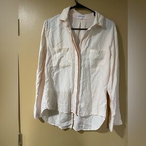 Bella Dahl Cream Button-Up Blouse